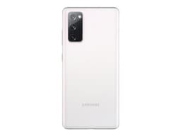 Samsung Galaxy S20 FE - 4G smartphone - double SIM - RAM 6 Go / Mémoire interne 128 Go - microSD slot - écran OEL - 6.5" - 2400 x 1080 pixels (120 Hz) - 3 x caméras arrière 12 MP, 12 MP, 8 MP - front camera 32 MP - blanc nuage