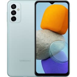 Samsung Galaxy M23 5G - 5G smartphone - double SIM - RAM 4 Go / Mémoire interne 128 Go - microSD slot - Écran LCD - 6.6" - 2408 x 1080 pixels (120 Hz) - 3 x caméras arrière 50 MP, 8 MP, 2 MP - front camera 8 MP - bleu clair