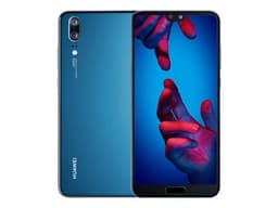 Huawei P20 - 4G smartphone - RAM 4 Go / Mémoire interne 128 Go - Écran LCD - 5.8" - 2244 x 1080 pixels - 2x caméras arrière 12 MP, 20 MP - front camera 24 MP - TIM - bleu nuit