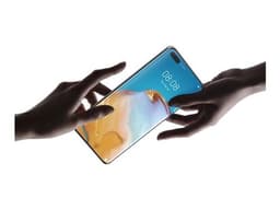 Huawei P40 Pro - 5G smartphone - double SIM - RAM 8 Go / Mémoire interne 256 Go - Carte NM - OLED display - 6.58" - 2640 x 1200 pixels (90 Hz) - 4x caméras arrière 50 MP, 40 MP, 12 MP - 2x front cameras 32 MP - Argent givré