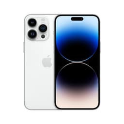 Apple iPhone 14 Pro Max - 5G smartphone - double SIM / Mémoire interne 1 To - écran OEL - 6.7" - 2796 x 1290 pixels (120 Hz) - 3 x caméras arrière 48 MP, 12 MP, 12 MP - front camera 12 MP - argent