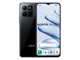 Smartphone Honor 70 Lite 5G Honor noir 6,5 90 4 Go RAM 128 Go stockage 5 Ah