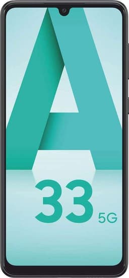 Smartphone Samsung Galaxy A33 noir 6.4 RAM 6 Go stockage 128 Go