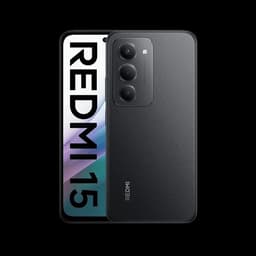 Xiaomi Redmi 15 - 4G smartphone - double SIM - RAM 8 Go / Mémoire interne 256 Go - microSD slot - 6.9" - 2340 x 1080 pixels (144 Hz) - 2x caméras arrière 50 MP - front camera 8 MP - noir minuit