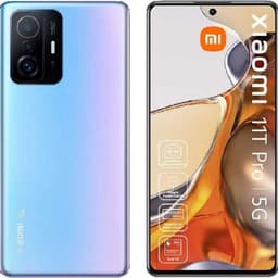 Xiaomi 11T Pro - 5G smartphone - double SIM - RAM 8 Go / Internal Memory 256 Go - écran OEL - 6.67" - 2400 x 1080 pixels (120 Hz) - 3 x caméras arrière 108 MP, 8 MP, 5 MP - front camera 16 MP - bleu céleste