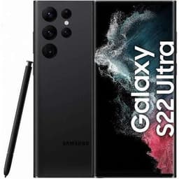 Smartphone Samsung galaxy s22 ultra noir 6.8 pouces RAM 8 Go stockage 128 Go