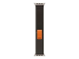 Apple Watch Ultra - 49 mm - titane - montre intelligente avec Boucle Trail - deux couches de matières textiles tissées - noir/gris - taille du bracelet : M/L - 32 Go - Wi-Fi, LTE, UWB, Bluetooth - 4G - 61.3 g