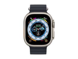 Apple Watch Ultra - 49 mm - titane - Oui montre intelligente avec Bracelet Océan - fluoroélastomère - minuit - taille du poignet : 130-200 mm - 32 Go - Wi-Fi, LTE, UWB, Bluetooth - 4G - 61.3 g