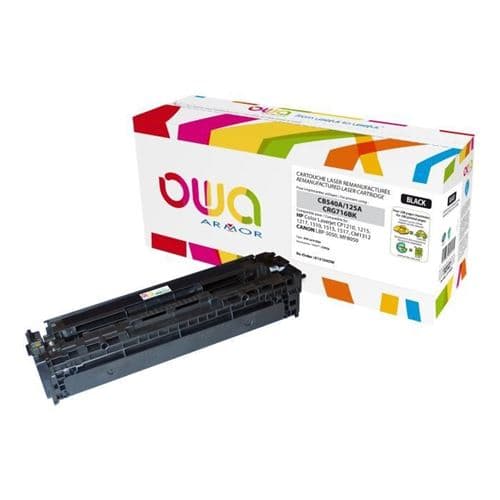 Armor - Noir - compatible - cartouche de toner - pour HP Color LaserJet CM1312 MFP, CP1215, CP1217, CP1515n, CP1518ni
