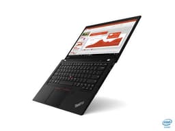 Lenovo ThinkPad T14 Gen 1 20S0 - Intel Core i7 - 10510U / jusqu'à 4.9 GHz - Win 10 Pro 64 bits - UHD Graphics - 16 Go RAM - 512 Go SSD TCG Opal Encryption 2, NVMe - 14" IPS 1920 x 1080 (Full HD) - Gigabit Ethernet - Wi-Fi 6 - noir - clavier : Français
