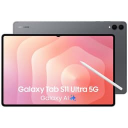 Samsung Galaxy Tab S11 Ultra - Tablette - Android - 512 Go - 14.6" AMOLED dynamique 2X (2960 x 1848) - Logement microSD - 3G, 4G, 5G - service non inclus - gris