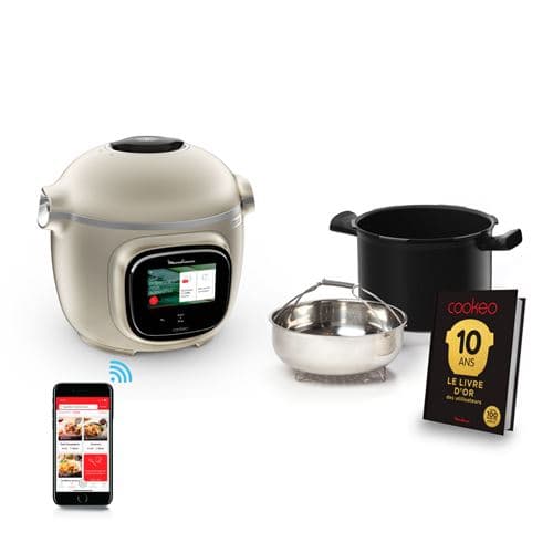 Multicuiseur Moulinex Cookeo Touch WiFi Edition limitée CE912A00 1600 W Argent