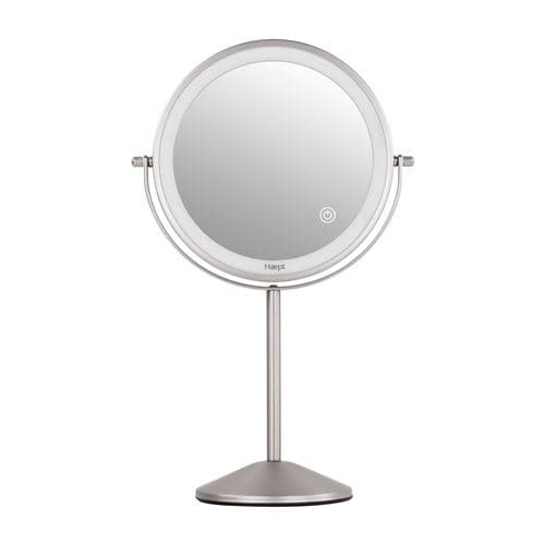 Miroir sur pied double face grossissant Haepi Hi-Bella Argent