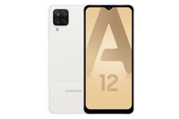 Smartphone Samsung Galaxy A12 6,5" Double SIM 64 Go Blanc