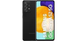 Smartphone samsung galaxy a52 5g double sim 128 go noir (version royaume-uni)