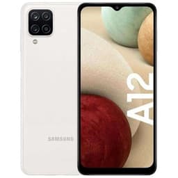 Smartphone Samsung Galaxy A12 blanc stockage 64 Go
