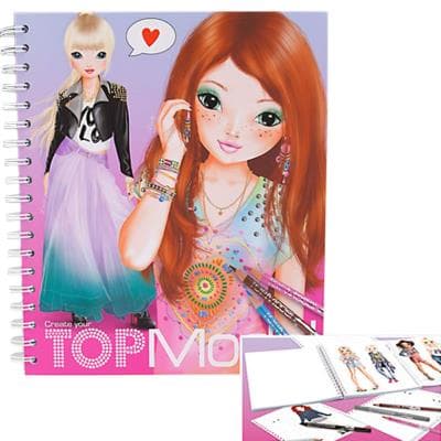 Album coloriage Create your Top model