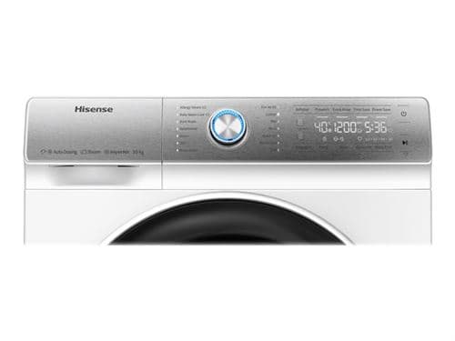 Hisense WFQR1014EVAJM - Machine à laver - largeur : 59.5 cm - profondeur : 61 cm - hauteur : 84.5 cm - chargement frontal - 66 litres - 10 kg - 1400 tours/min - blanc