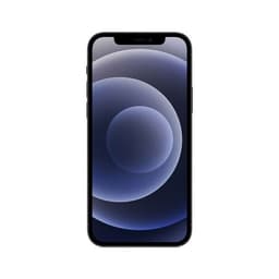 Apple iPhone 12 - 5G smartphone - double SIM / Mémoire interne 64 Go - écran OEL - 6.1" - 2532 x 1170 pixels - 2x caméras arrière 12 MP, 12 MP - front camera 12 MP - noir