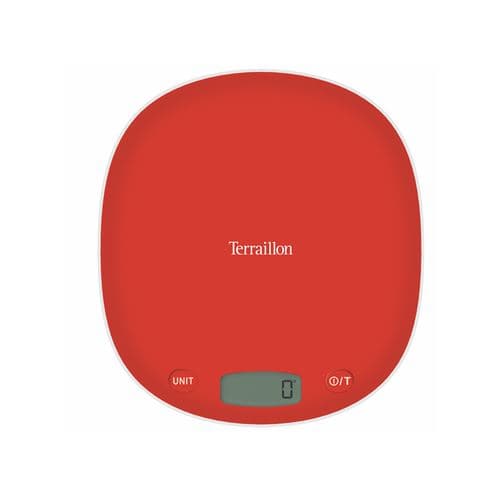 Balance de cuisine Terraillon Macaron+ Re-cycle 15246 Rouge Coquelicot