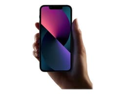 Apple iPhone 13 mini - 5G smartphone - double SIM / Mémoire interne 128 Go - écran OEL - 5.4" - 2340 x 1080 pixels - 2x caméras arrière 12 MP, 12 MP - front camera 12 MP - noir minuit