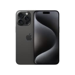 Apple iPhone 15 Pro Max - 5G smartphone - double SIM / Mémoire interne 256 Go - écran OEL - 6.7" - 2796 x 1290 pixels (120 Hz) - 3 x caméras arrière 48 MP, 12 MP, 12 MP - front camera 12 MP - titane noir