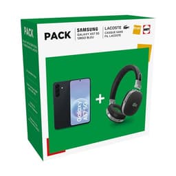 Pack Smartphone Samsung Galaxy A57 6.7" 5G Nano SIM 128 Go Gris + Casque sans fil Lacoste