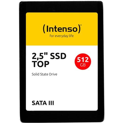 Disque SSD Interne Intenso Top Performance 512 Go Noir