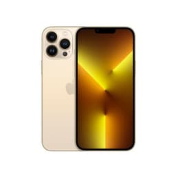 Apple iPhone 13 Pro Max - 5G smartphone - double SIM / Mémoire interne 128 Go - écran OEL - 6.7" - 2778 x 1284 pixels (120 Hz) - 3 x caméras arrière 12 MP, 12 MP, 12 MP - front camera 12 MP - or