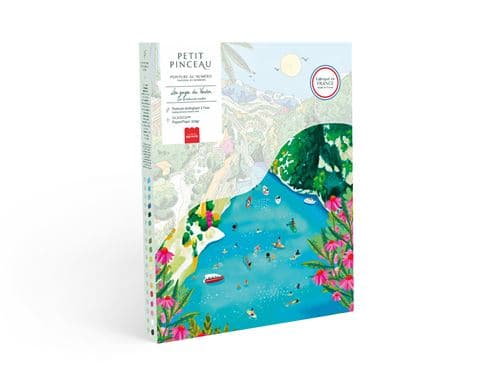 Coffret Peinture au numéro La Petite Epicerie Petit Pinceau Les Gorges du Verdon