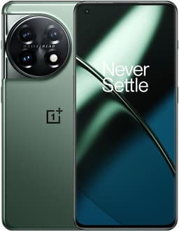 OnePlus 11 5G - 5G smartphone - double SIM - RAM 16 Go / Mémoire interne 256 Go - écran OEL - 6.7" - 3216 x 1440 pixels (120 Hz) - 3 x caméras arrière 50 MP, 48 MP, 32 MP - front camera 16 MP - vert éternel