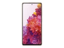 Samsung Galaxy S20 FE - 4G smartphone - double SIM - RAM 6 Go / Mémoire interne 128 Go - microSD slot - écran OEL - 6.5" - 2400 x 1080 pixels (120 Hz) - 3 x caméras arrière 12 MP, 12 MP, 8 MP - front camera 32 MP - nuage orange