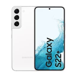Samsung Galaxy S22+ - 5G smartphone - double SIM - RAM 8 Go / Mémoire interne 128 Go - OLED display - 6.6" - 2340 x 1080 pixels (120 Hz) - 3 x caméras arrière 50 MP, 12 MP, 10 MP - front camera 10 MP - blanc fantôme