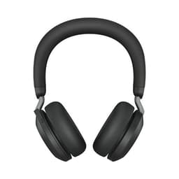 Jabra Evolve2 75 - Micro-casque - sur-oreille - Bluetooth - sans fil - Suppresseur de bruit actif - USB-A - isolation acoustique - noir - Optimisé pour la CU