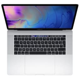 MacBook Pro Touch Bar 15" i7 2,2 Ghz 16 GB RAM 512 GB SSD Silver (2018) - Renoverad - Utmärkt skick - Refurbished Grade A+ - Swedish keyboard