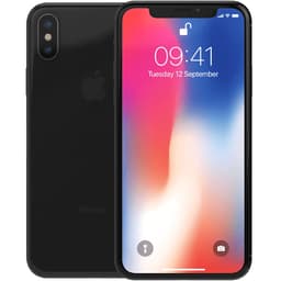 Apple iPhone X Space Grey 256 GB Klass B Nytt batteri (refurbished)