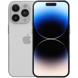 Apple iPhone 14 Pro Silver 128 GB Klass C Nytt batteri (refurbished)