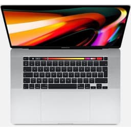 APPLE MacBook Pro Touch Bar 16'' 2019 i7 - 2,6 Ghz - 8 GB RAM - 512 GB SSD - Silver - Renoverad - Mycket bra skick - Refurbished Grade B - Swedish ke