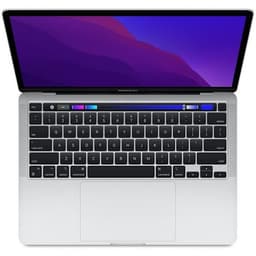 MacBook Pro Touch Bar 13" Apple M1 3.2 Ghz 8 GB 512 GB SSD Silver (2020) - Nytt batteri - Renoverad - Mycket bra skick - Refurbished Grade B - Swedis