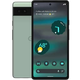 Google Pixel 6a Sage 128 GB Klass B Nytt batteri (refurbished)