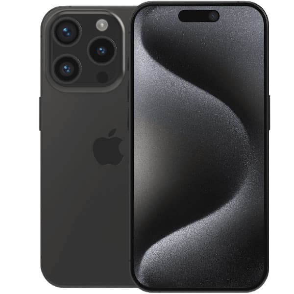 Apple iPhone 15 Pro Black Titanium 128 GB Klass A (refurbished)