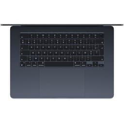 Äpple - 15" MacBook Air M3 (2024) - RAM 8Go - Lagring 256Go - Midnatt - AZERTY (2024) - Återvunnen - Mycket bra skick - Refurbished Grade B - Swedish