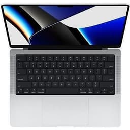 MacBook Pro Retina 14" 2021 Apple M1 Pro 3.2 Ghz 16 GB 512 GB SSD Silver - Renoverad - Mycket bra skick - Refurbished Grade B - Swedish keyboard