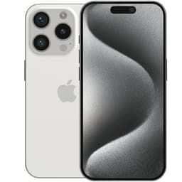 Apple iPhone 15 Pro White Titanium 128 GB Klass B (refurbished)