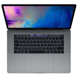 MacBook Pro Touch Bar 15" i7 2,2 Ghz 16 GB RAM 512 GB SSD Space Grey (2018) - Renoverad - Bra skick - Refurbished Grade C - Swedish keyboard