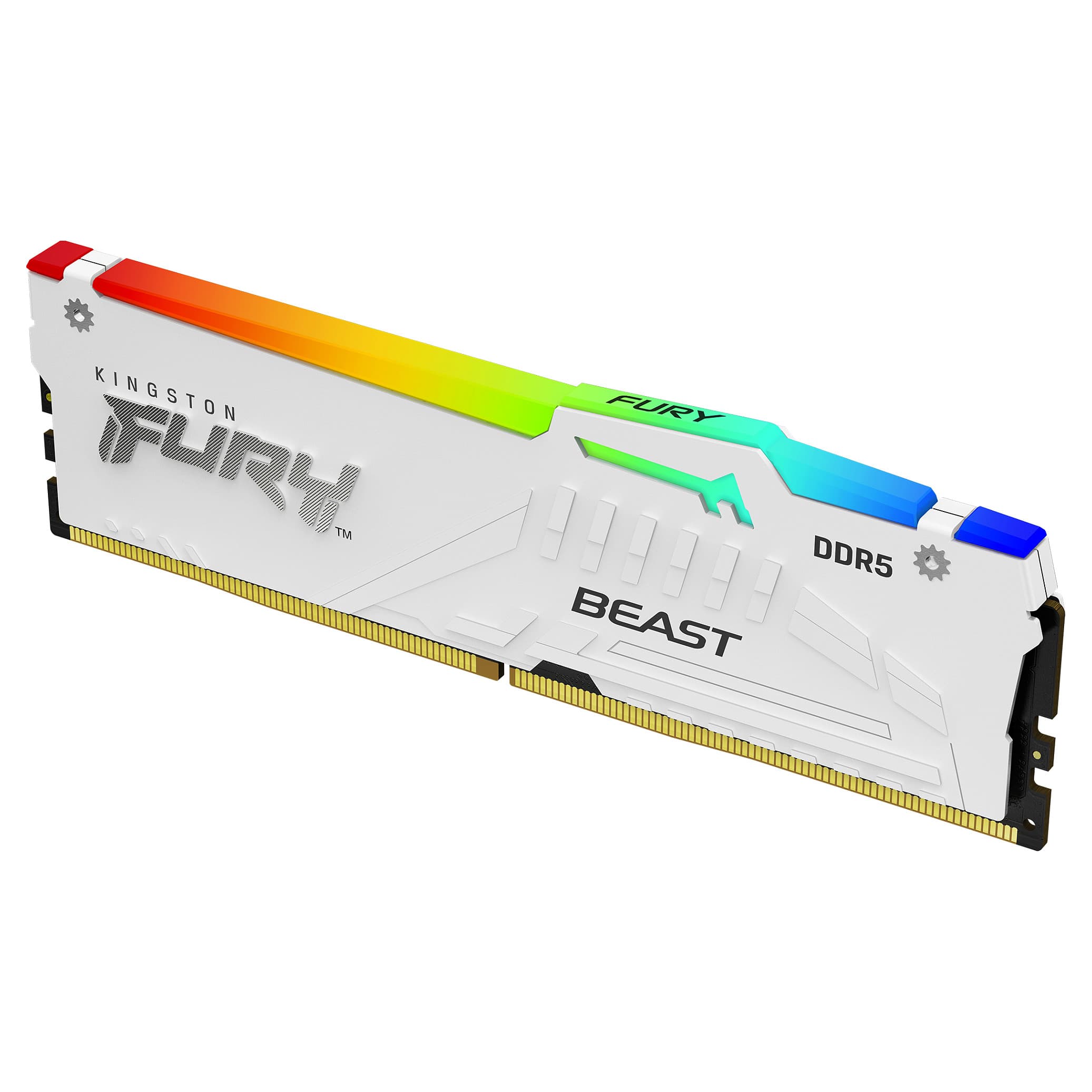 KINGSTON FURY Beast 32GB DIMM 6000MT/s DDR5 CL36 White RGB EXPO