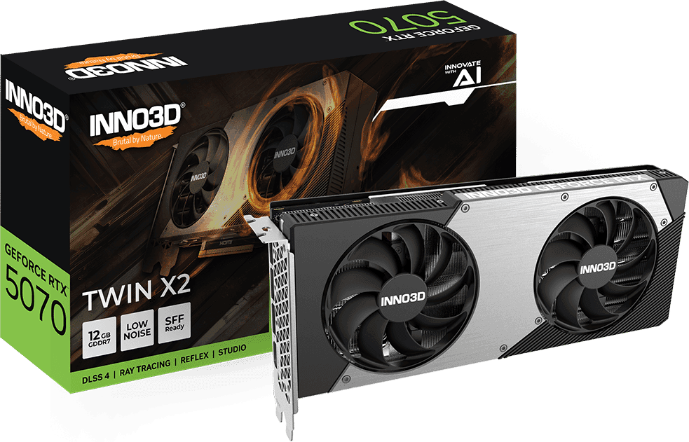 INNO3D GeForce RTX 5070 12GB Twin X2