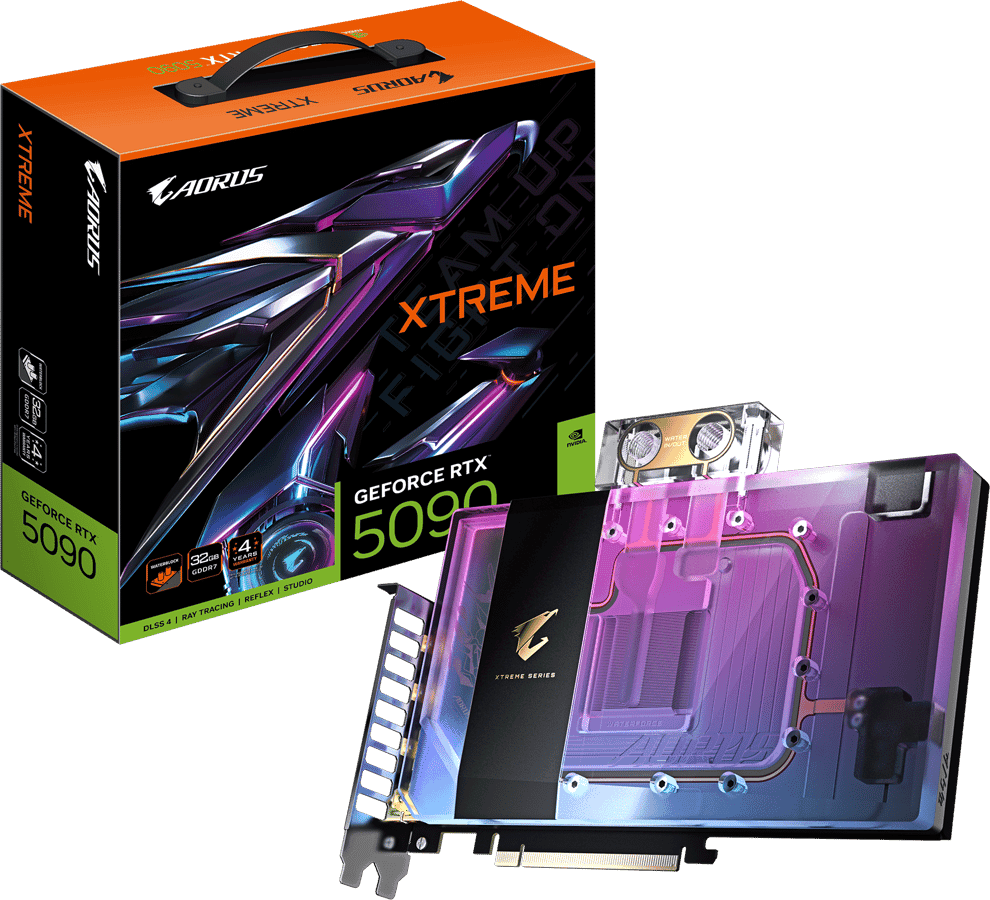 Gigabyte GeForce RTX 5090 32GB Aorus Xtreme Waterforce WB