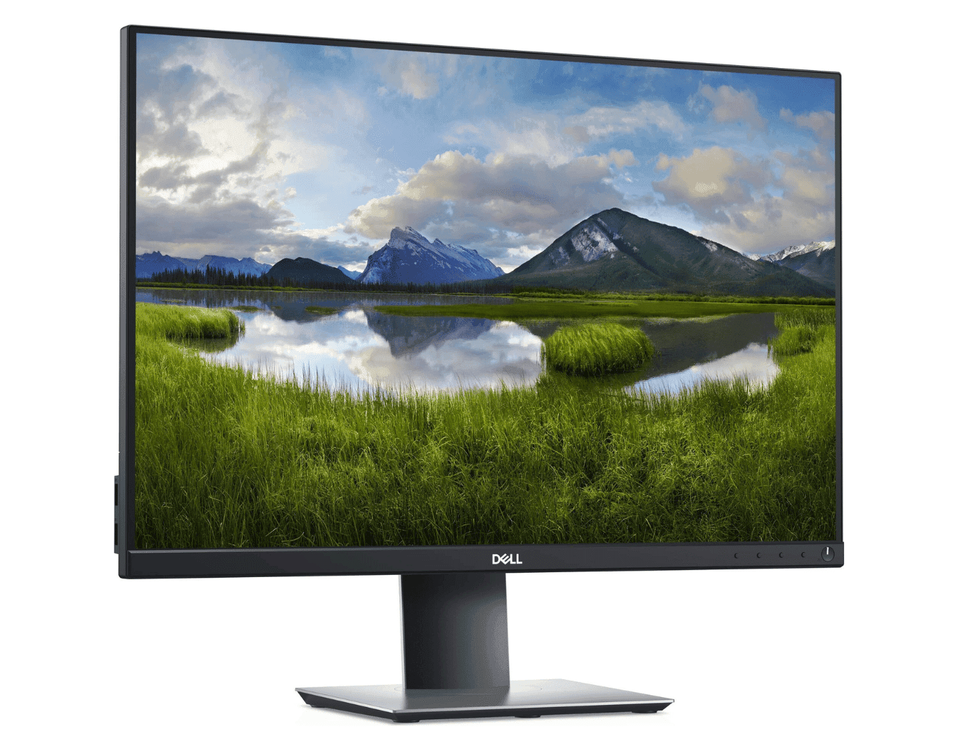 Dell P2421 24 Zoll WUXGA 1920x1200 HDMI DisplayPort VGA DVI Höhenverstellbar Schwarz Silber