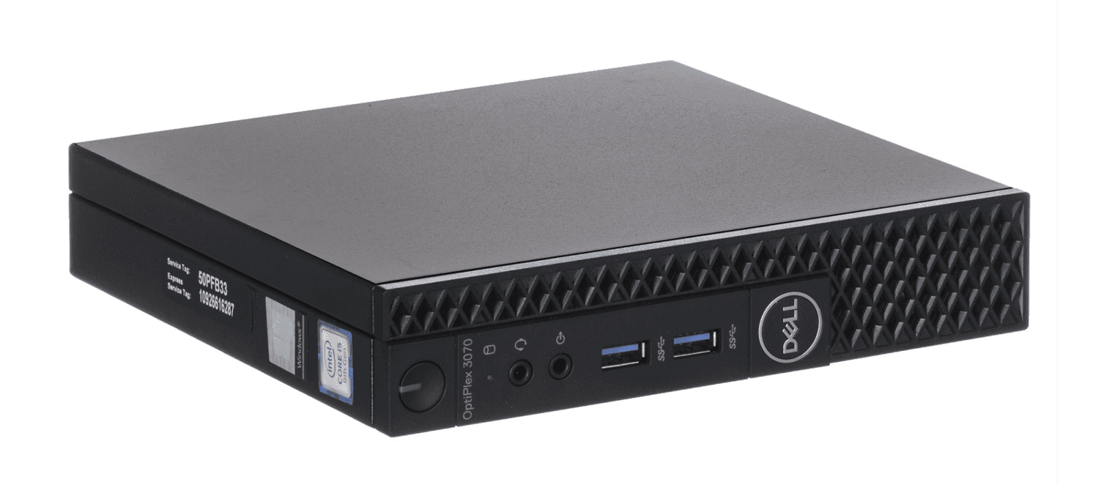 Dell Optiplex 3070 Micro Intel Core i3-9100T 256GB SSD 8GB Windows 11 Pro inkl. W-Lan